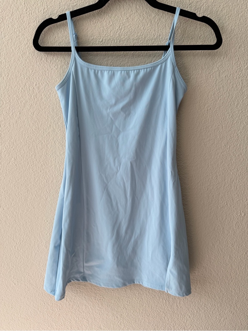 Qinsen Tennis Dress w/ Shorts Underneath- Light Blue Small